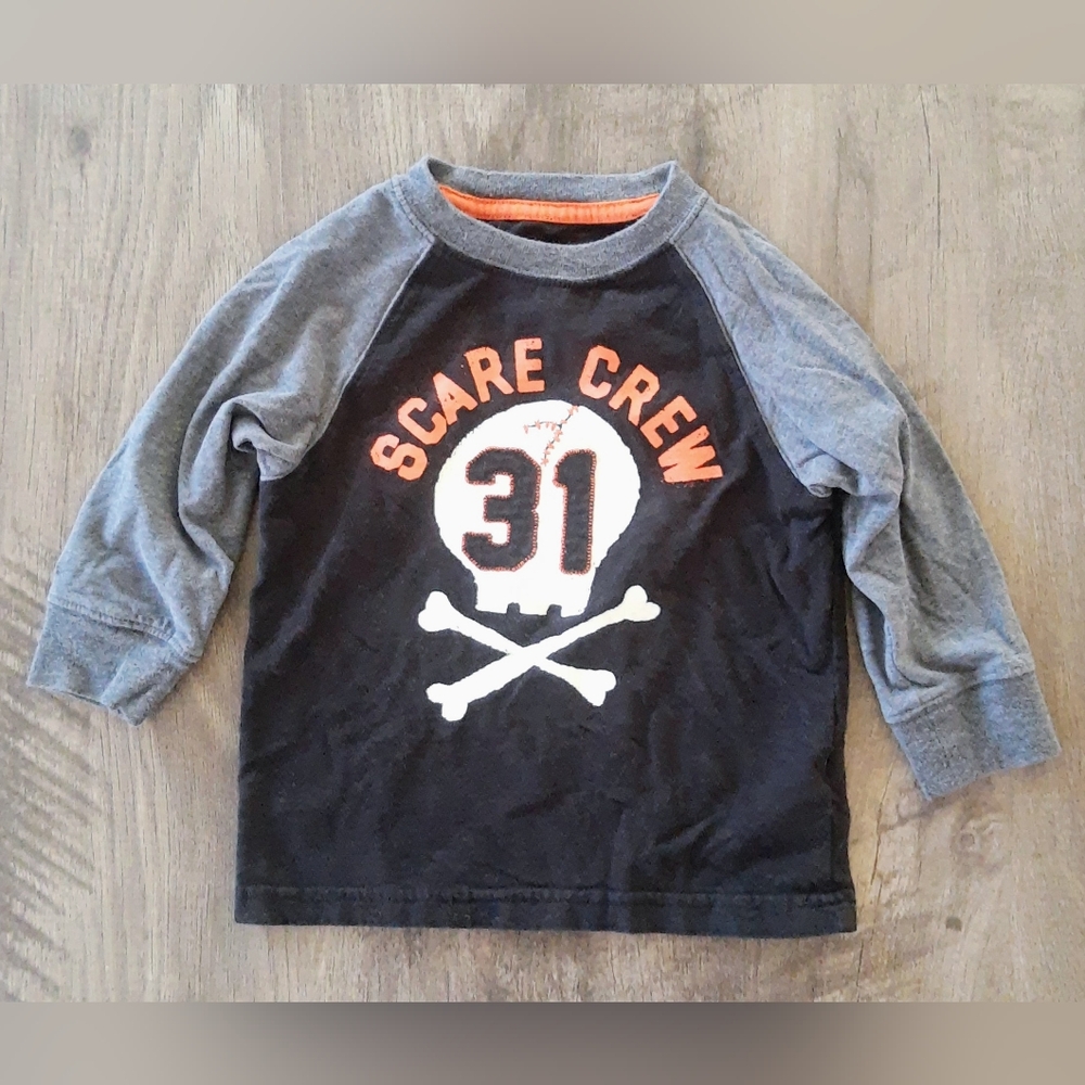 Baby Gap Boy's Skull Long Sleeve T-shirt Size 2T
